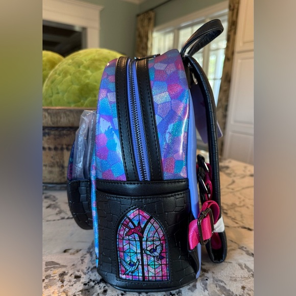 NWT Loungefly Disney Princess Stained Glass: Sleeping Beauty Mini-Backpack main image 5